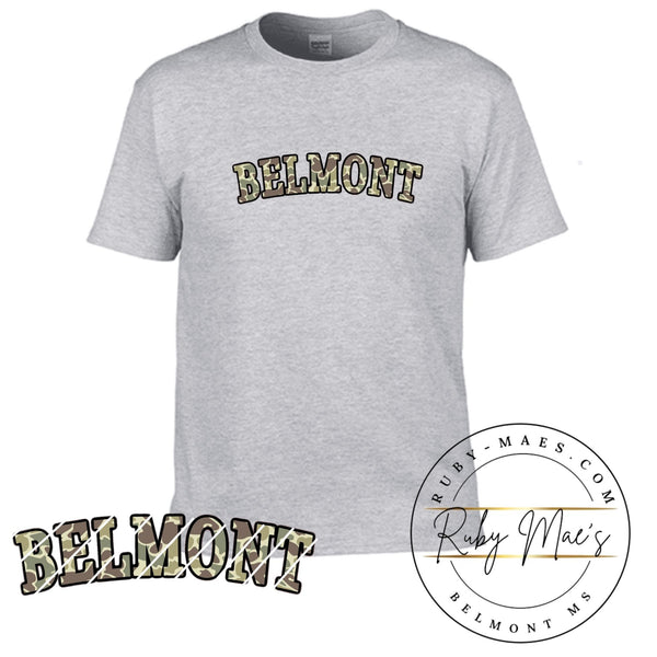 Belmont Camo 4 - Gildan Softstyle Short Sleeve *Saturday Special*