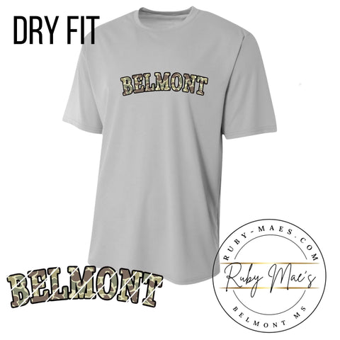 Belmont Camo - Dry Fit Short Sleeve *Saturday Special*