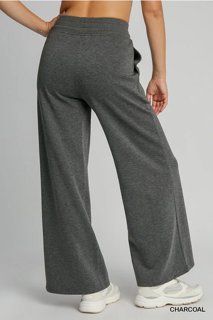 Charcoal Luxe Knit Sweatpants