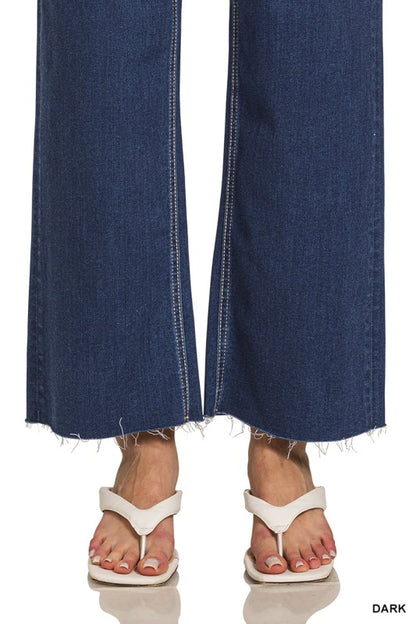 Dark Denim Straight Leg Jeans