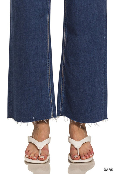 Dark Denim Straight Leg Jeans
