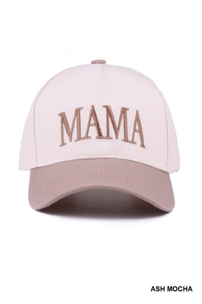 Mama Two Tone Canvas Cap
