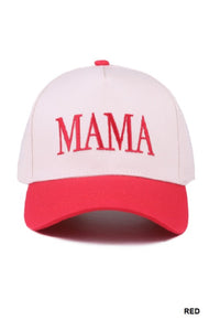 Mama Two Tone Canvas Cap