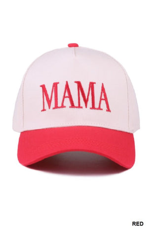 Mama Two Tone Canvas Cap