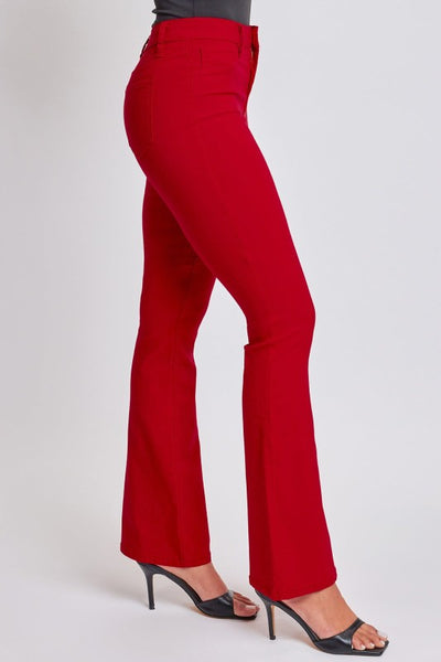 Hyperstretch Flare Pants - Red