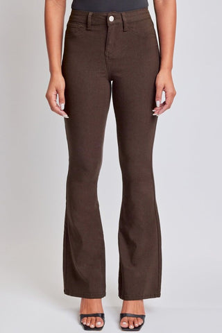 Hyperstretch Flare Pants - Brown