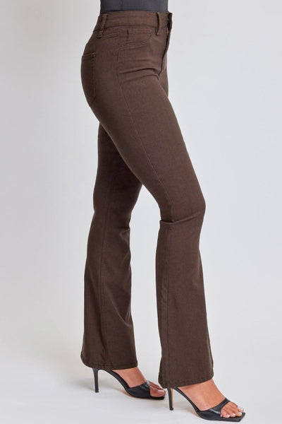 Hyperstretch Flare Pants - Brown