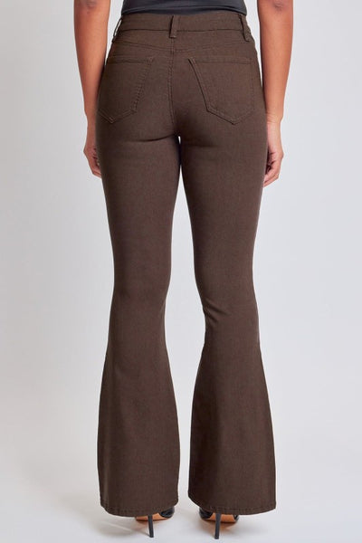 Hyperstretch Flare Pants - Brown