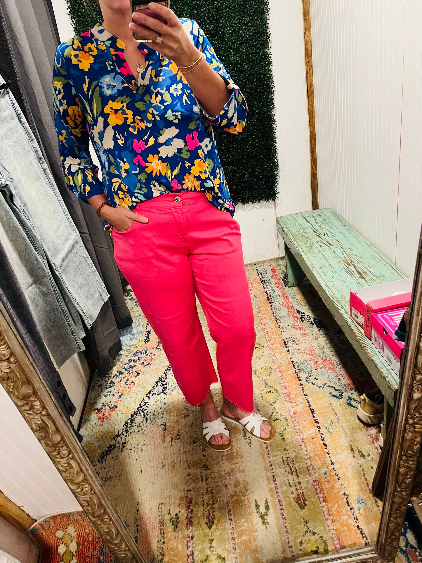 Crop Straight Leg Jean - Plus