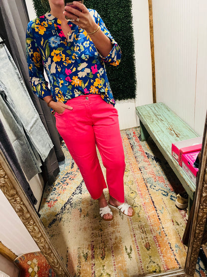 Crop Straight Leg Jean - Plus