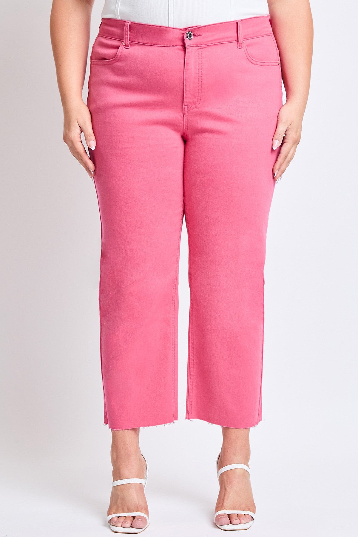 Crop Straight Leg Jean - Plus