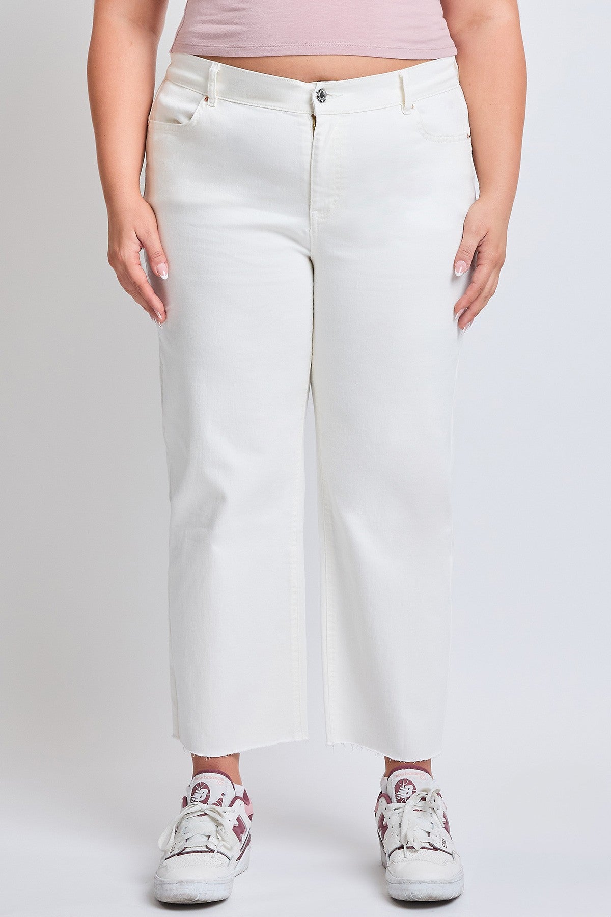 Crop Straight Leg Jean - Plus
