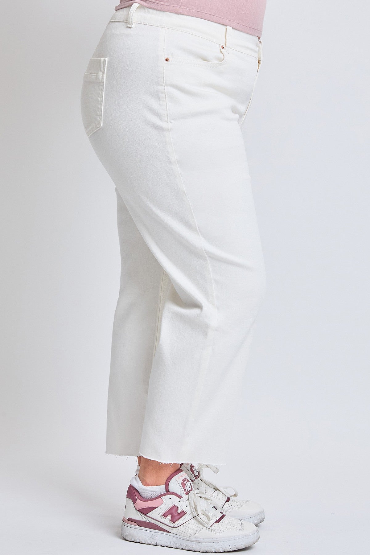 Crop Straight Leg Jean - Plus