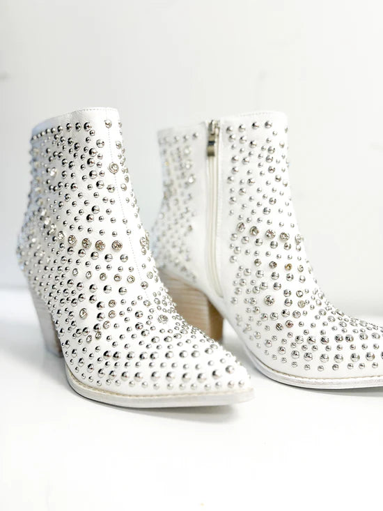 White Line Dance Booties by Corky’s