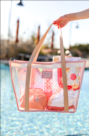 Iridescent Pink Tote