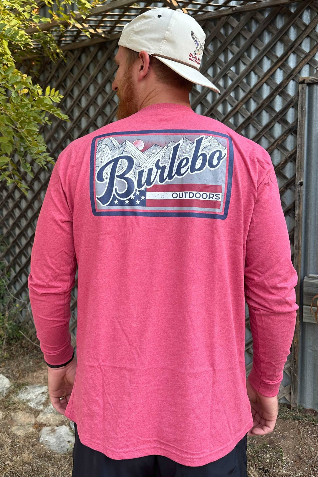 Burlebo American Flag Mountain Long Sleeve
