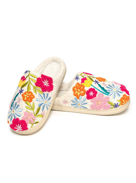 Indoor / Outdoor Slippers - Flowers in Bloom: M/L