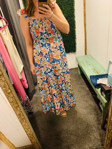 Floral Summer Maxi Dress