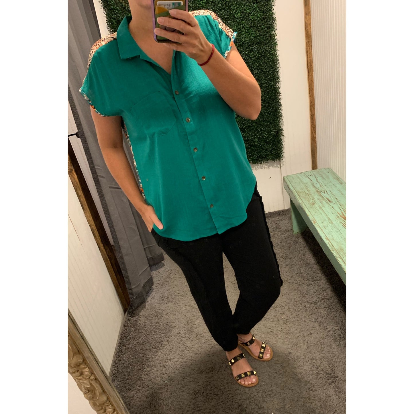 Multi Button Up Top