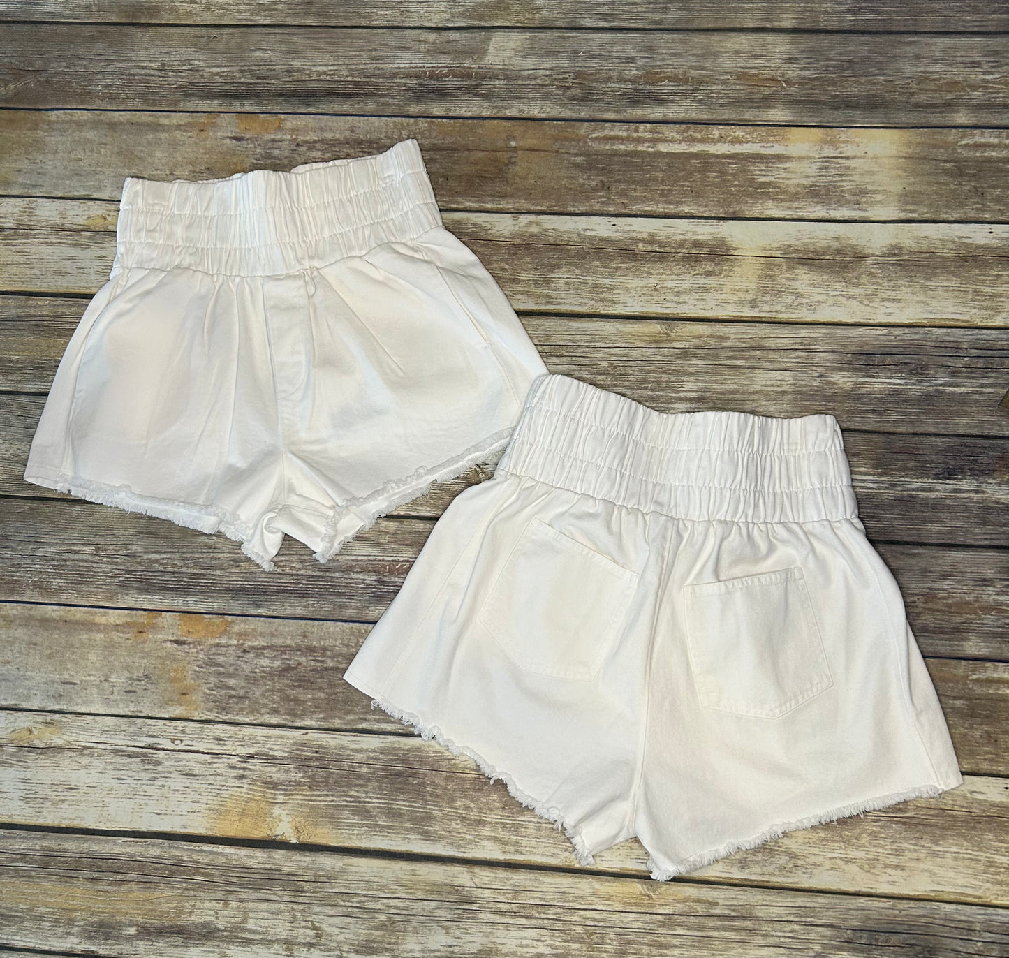 High Waisted Mini Shorts w/ pockets