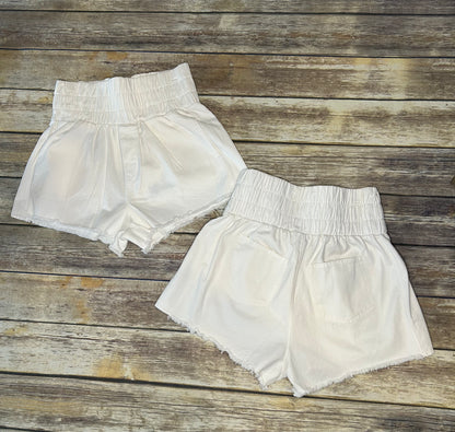 High Waisted Mini Shorts w/ pockets