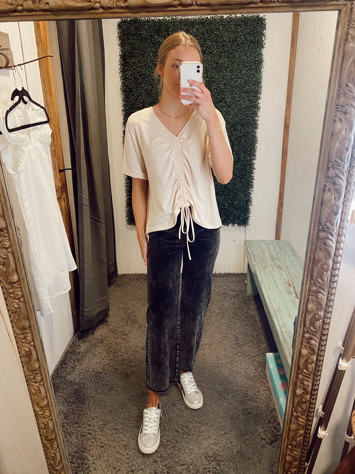 Take My Advice Beige Tee