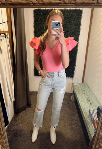 Love on Top Pink Bodysuit