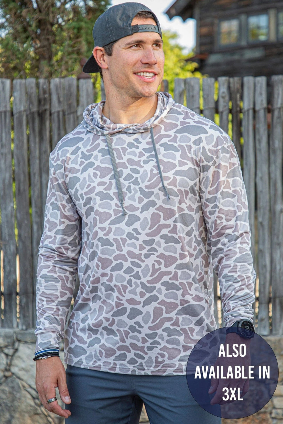 Burlebo Performance Hoodie- Classic Deer Camo