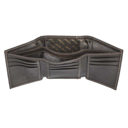 Genuine Leather Wallet Crosses