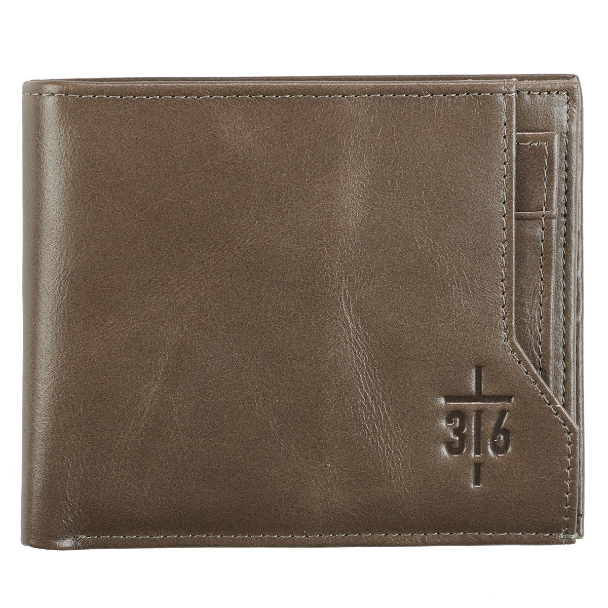 Genuine Leather Wallet John 3:16