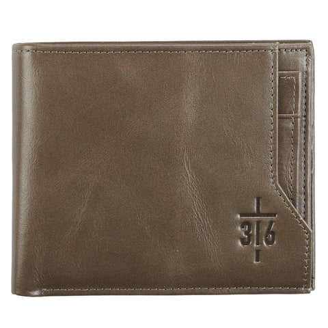 Genuine Leather Wallet John 3:16