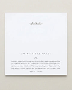 Go With The Waves Silver Ring by Bryan Anthonys