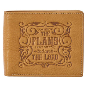 Jeremiah 29:11 Genuine Leather Wallet