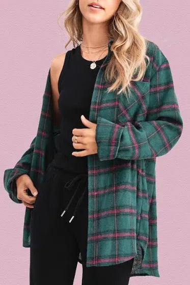 Hunter Green Plaid Flannel