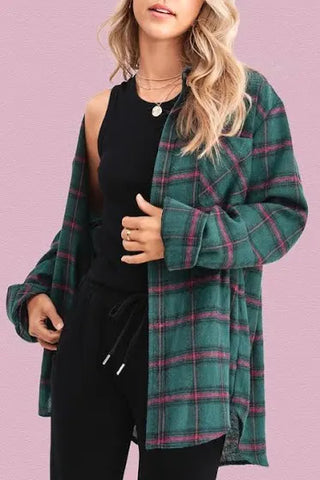 Hunter Green Plaid Flannel