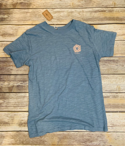 Blue Comfy Praying Heart Tee