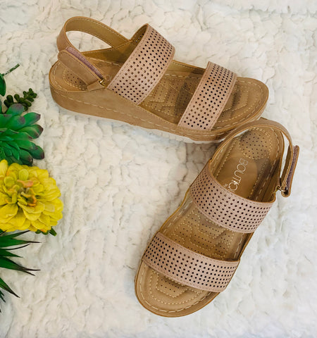 Natural Calla Sandals