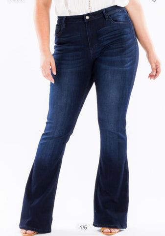 KanCan Mid Rise Flare Jeans - Plus