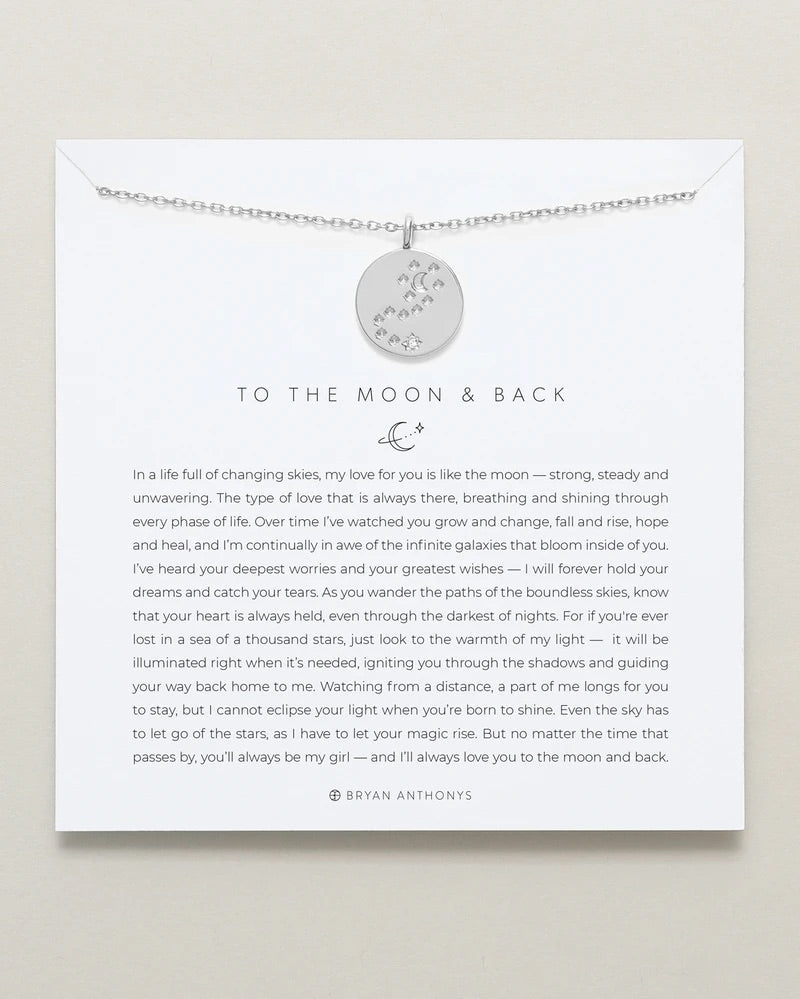 To the Moon and Back Necklace by Bryan Anthonys