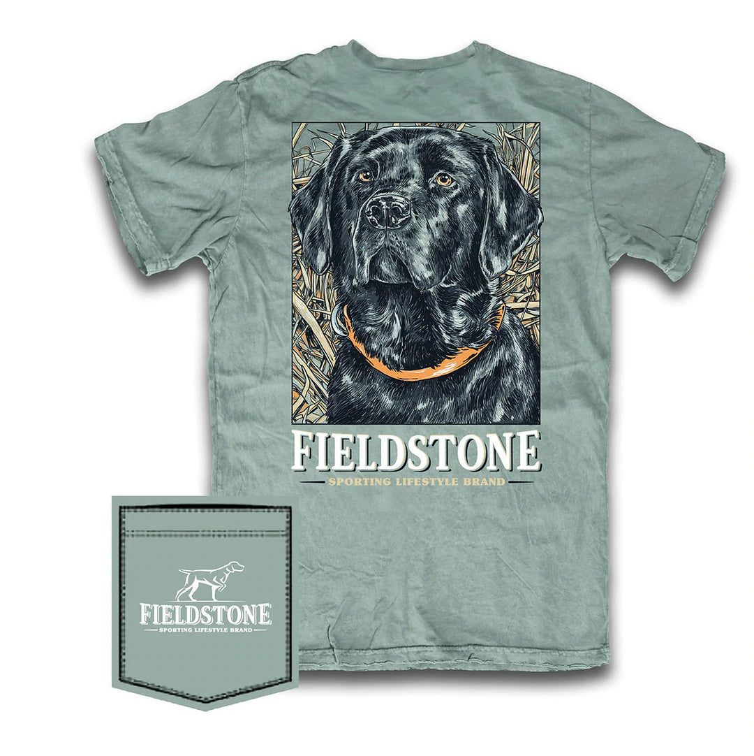 Lab Face Bay Fieldstone Outdoors Tee T-shirt Unisex