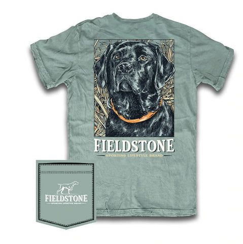 Lab Face Bay Fieldstone Outdoors Tee T-shirt Unisex