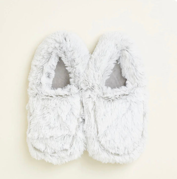 Marshmallow Gray Warmies Slippers