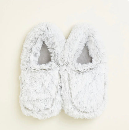 Marshmallow Gray Warmies Slippers