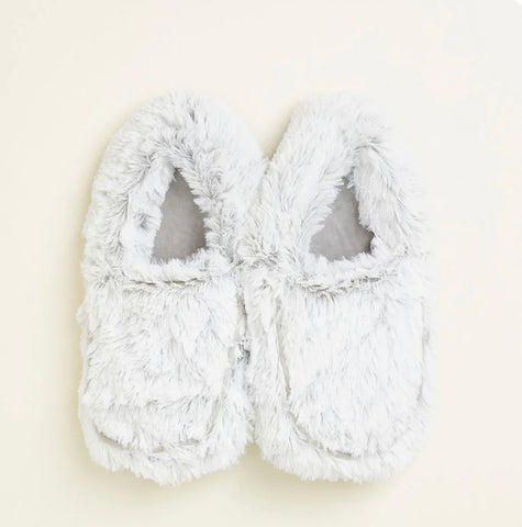 Marshmallow Gray Warmies Slippers