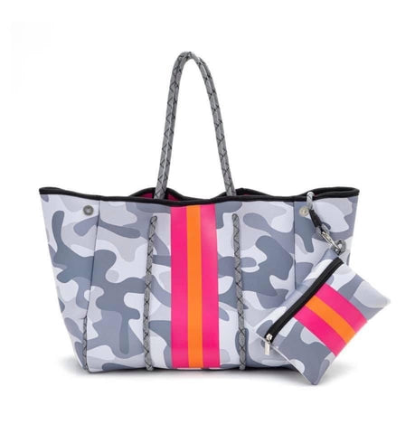 Neoprene Gray Camo Bag