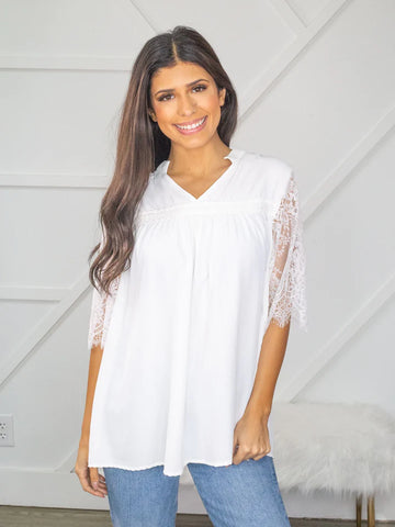 Pleasant Surprise White Tee