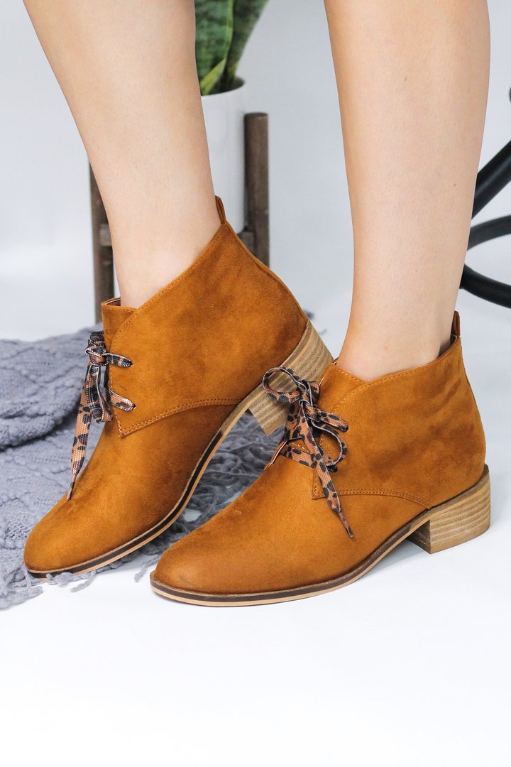 Cognac Totes Booties - Corkys