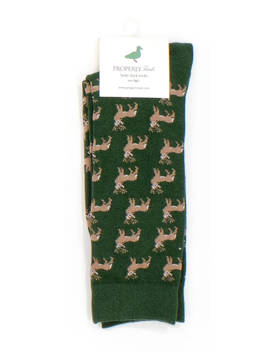 Lucky Duck Sock Whitetail- Kids
