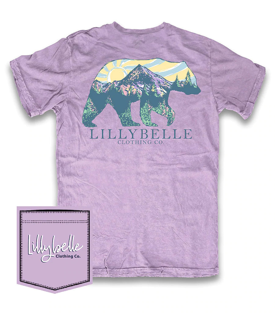 Lillybelle Bear Lilac Tee T-shirt