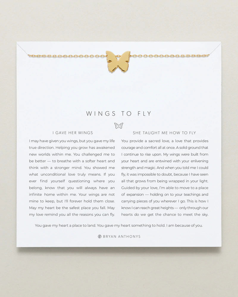 Wings To Fly Necklace by Bryan Anthonys